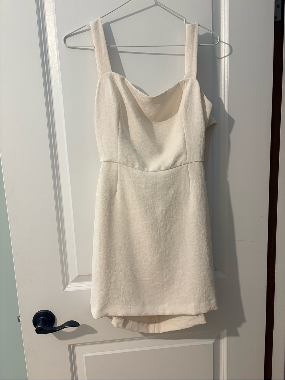 Wilfred Cream Cowl Neck Mini Dress